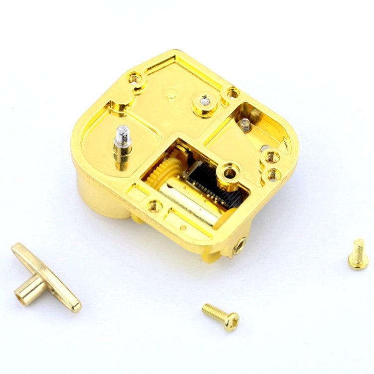 Eight-tone Gold-plated Bar Repair Parts DIY Sky City Paperback Music Box, Castle in the Sky, Canon, Memory, Meet, Fairy Tale, Swan Lake, Edelweiss, Ode to Joy, Robot Cat, Love Story, Reappeared Yesterday, Wonderful Grace, My Heart Will Always Be       ...