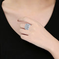 Women Fashion Luxury Zircon Stone Rings, 6