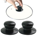2 PCS Universal Pot Lid Handle Cap Hat Stainless Steel Fitting, Pot Lid Handle Cap