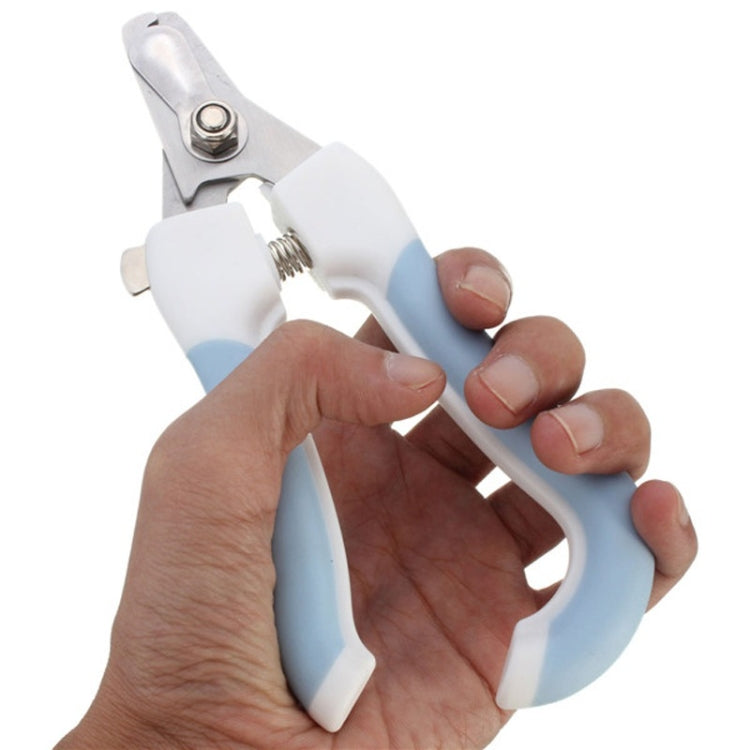 Two-piece Pet Toe Stainless Steel Cat and Dog Nail Clipper Filee, S, L