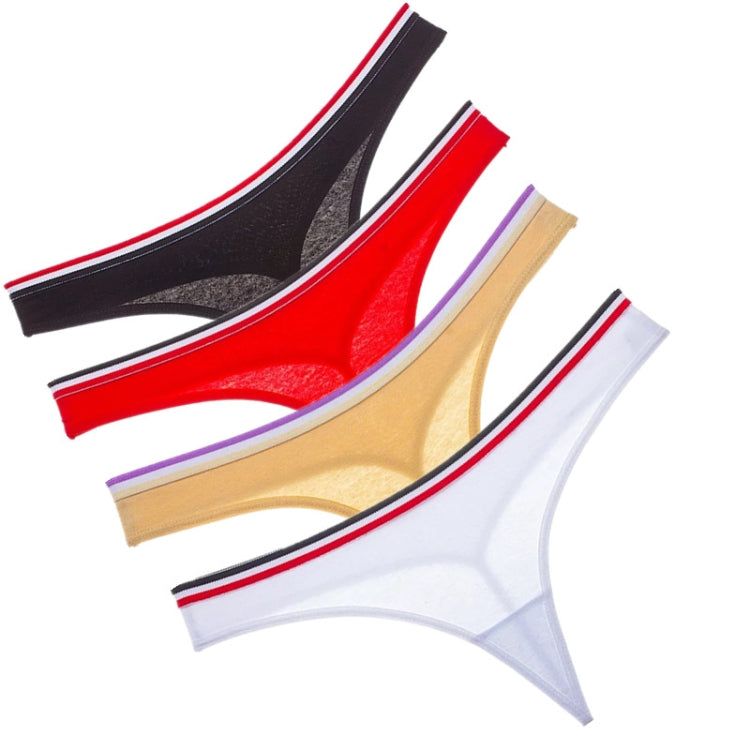 Simple Thongs Seamless Briefs Sexy Women Underwear, L-34cm