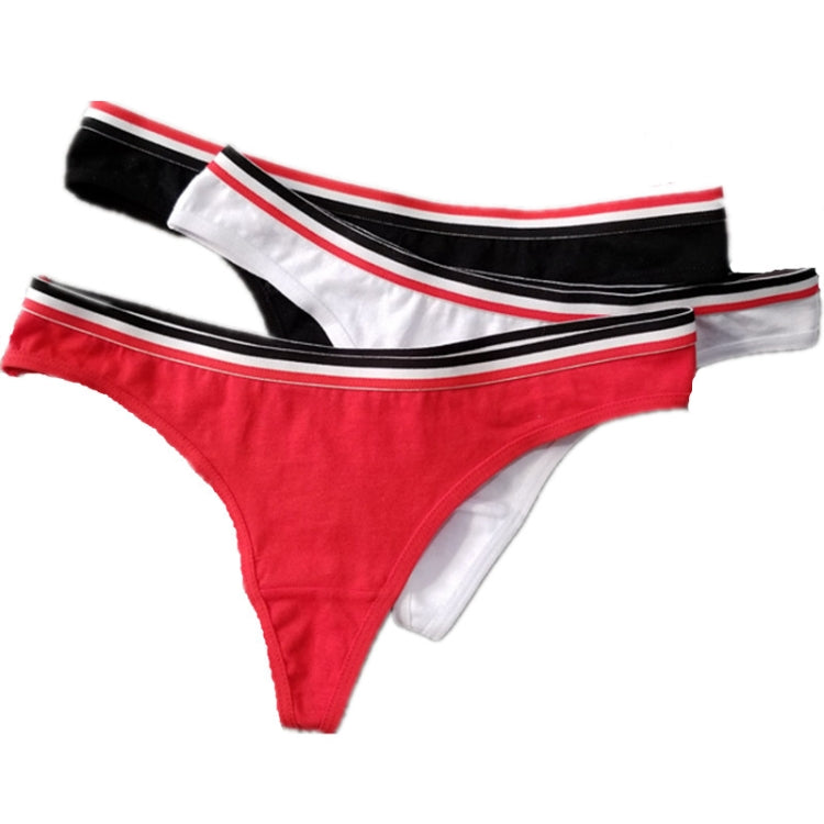 Simple Thongs Seamless Briefs Sexy Women Underwear, L-34cm