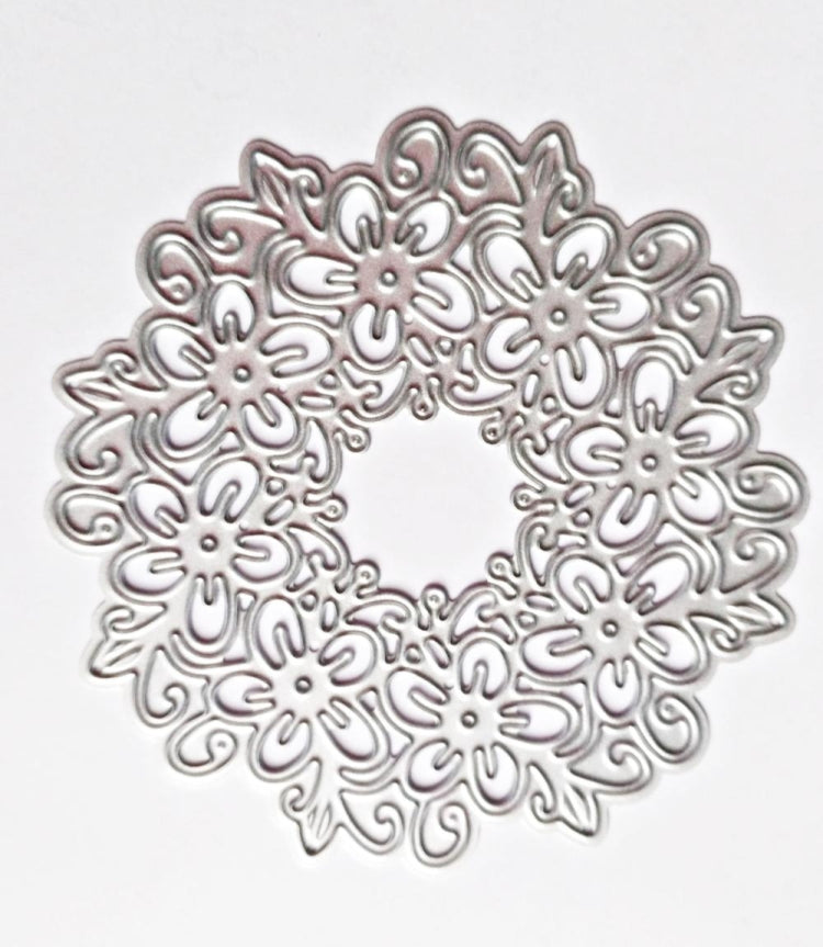 Hollow Garland Knife Die Cut Book Album Greeting Card Making Stencil, Hollow Garland Shape