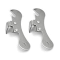 2 PCS  Stainless Steel Bottle Opener Can Opener Multifunctional Kitchen Tool, Stainless Steel Bottle Opener