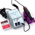 Professional Electric Nail Drill Manicure Machine Pedicure Nail Art Equipment Electronic Nail File with Drills 6 Bits, 220V EU, 110V US