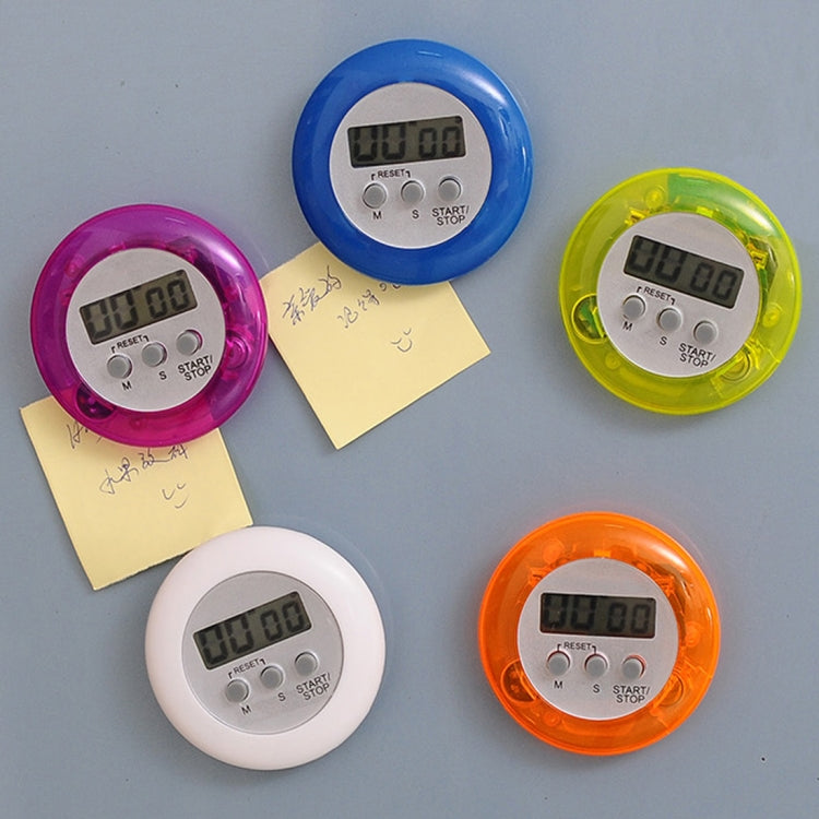 Round Magnetic Digital Countdown Timer Alarm Stand Kitchen Timer Cooking Alarm Clock, Round Digital Countdown Timer, Digital Timer, Round Timer