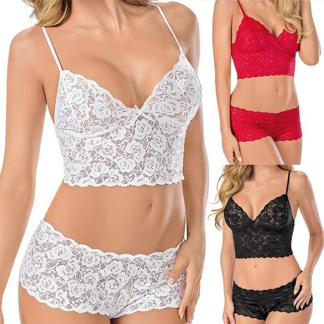 Sexy Lace Ladies Underwear Bra And Panty Set, M, L, XL, XXXL