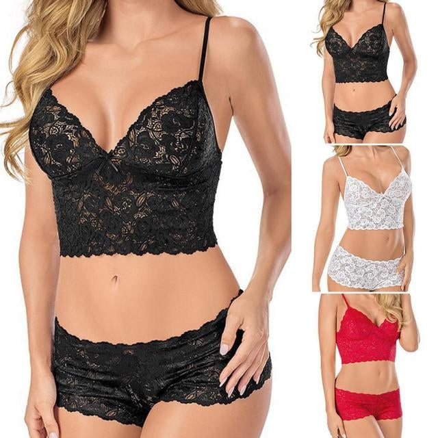 Sexy Lace Ladies Underwear Bra And Panty Set, M, L, XL, XXXL