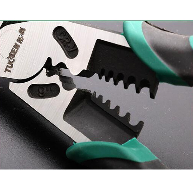 TUOSEN Multifunctional Crimping and Stripping Labor Saving Flat Pliers Vise Manual Wire Cutters, 14339 6 Inch, 14346 6 Inch, 10942 8 Inch, 10959 9 Inch, 11116 9 Inch
