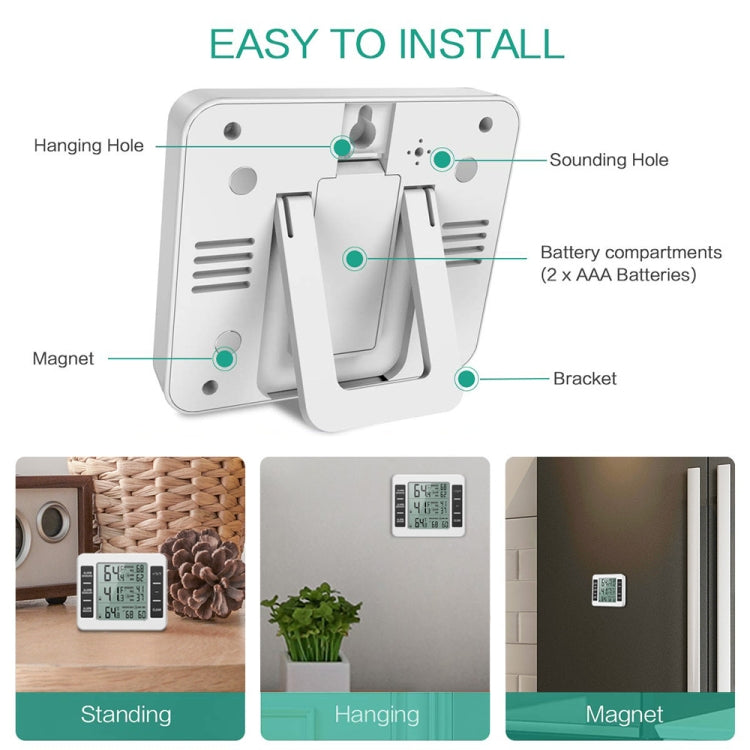 Home Wireless Refrigerator Thermometer, Refrigerator Thermometer