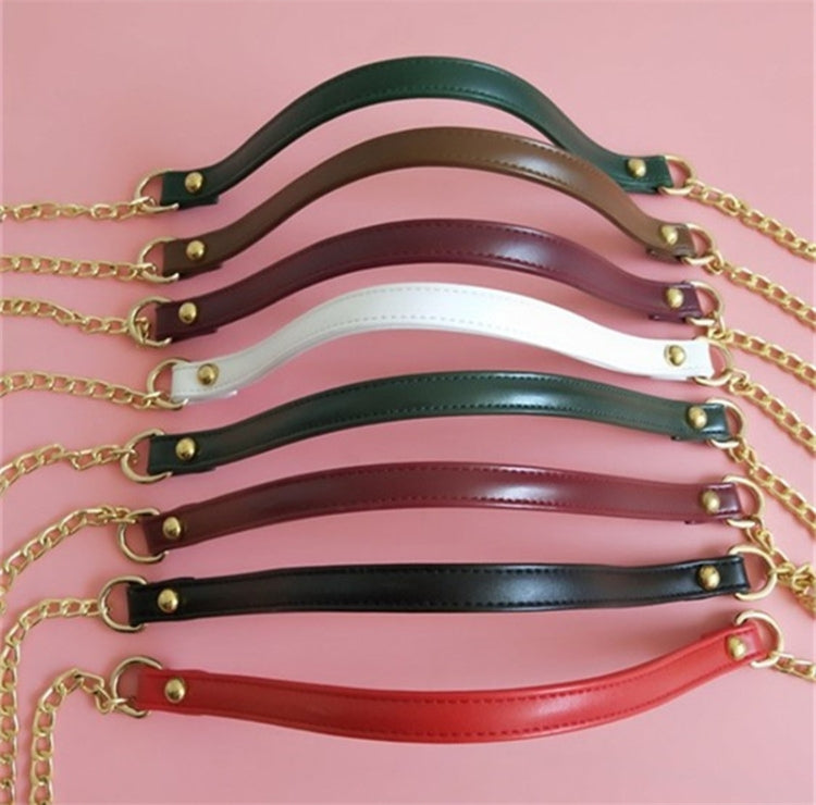 Women Bag PU Leather Chain Long Shoulder Strap Bag Accessories