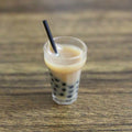 3 PCS Miniature Food Toy Scene Model Mini Simulation Pearl Milk Tea