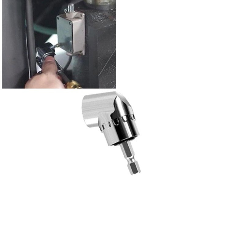 Electric Screwdriver Corner Device Turning Drill Screwdriver Hand Drill 90 Degree Corner Device, 60mm, 140mm