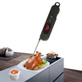 Folding Digital Meat Thermometer Probe Wireless Instant Read Kitchen Cooking Food Long Stainless Steel Probe BBQ Thermometer, BBQ Probe