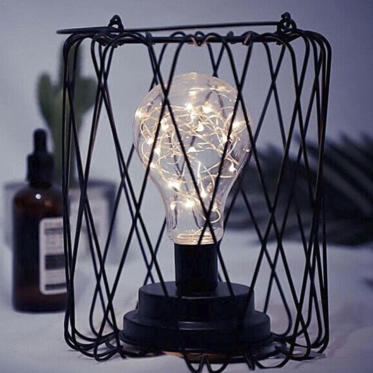 Minimalist Copper Lamp Bedroom Home Wrought Iron Table Lamp, Portable, 7-Word, USB