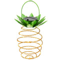 30 LEDs Outdoor Iron Pineapple String Solar Lantern Telescopic Chandelier Modern Porch Light, 30 LEDs