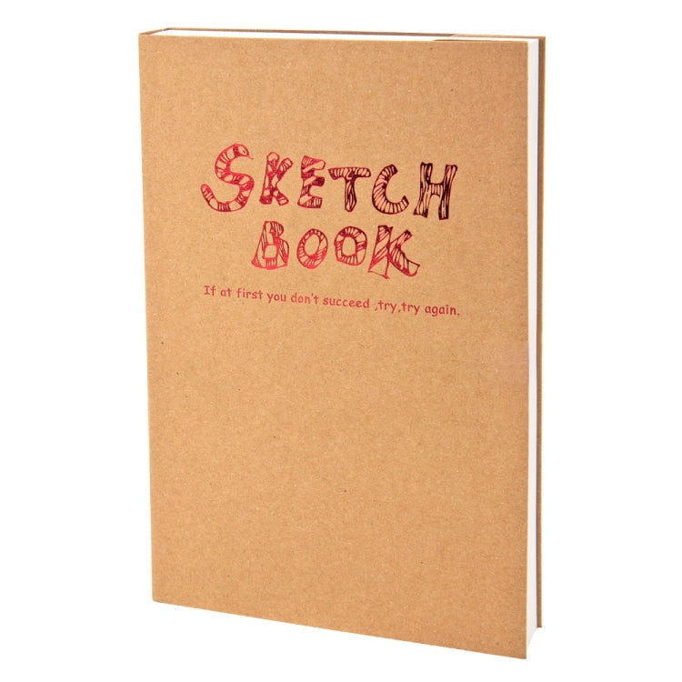 BN5704 Sketchbook Notepad Artist Sketch Drawing Design 120 Sheets Vintage Sketch Book Diary Drawing Notebook, A4, A5