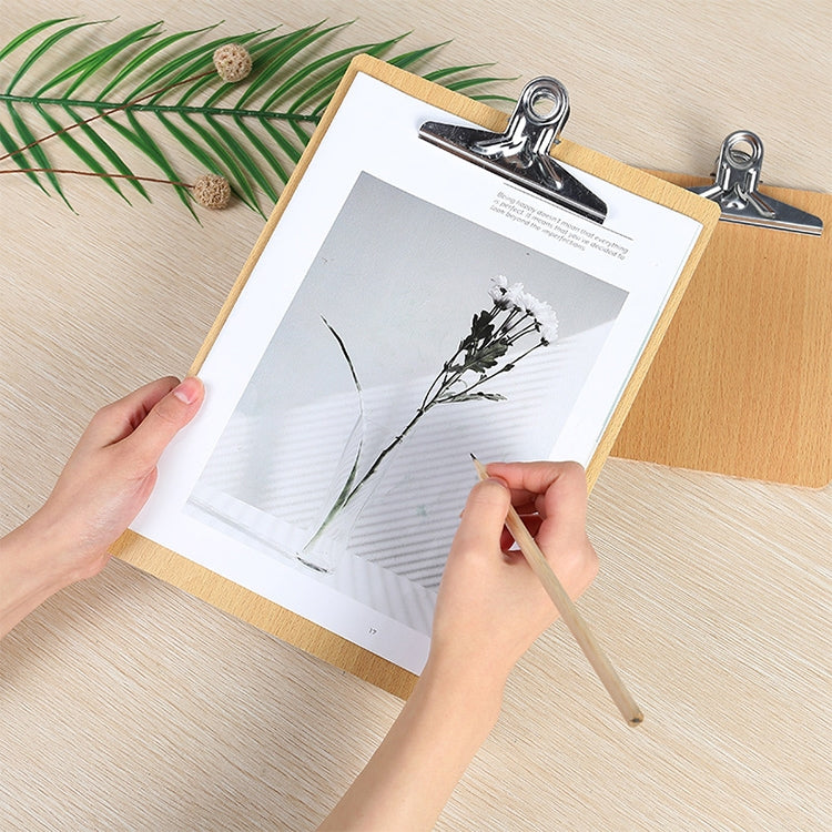 10 PCS Portable A4 / A5 Wooden Writing Clip Board File Hardboard with Batterfly Clip, A4 3mm thick, A5 3mm thick, A4 4mm thick, A5 4mm thick