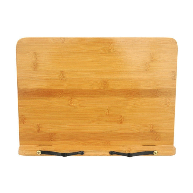 Wood Tablet Bookends Bracket Cookbook Textbooks Document Bamboo Foldable Reading Rest Book Stand, Light Board Small, Light Board Medium, Light Board Large, Hollow Small, Hollow Medium, Hollow Large