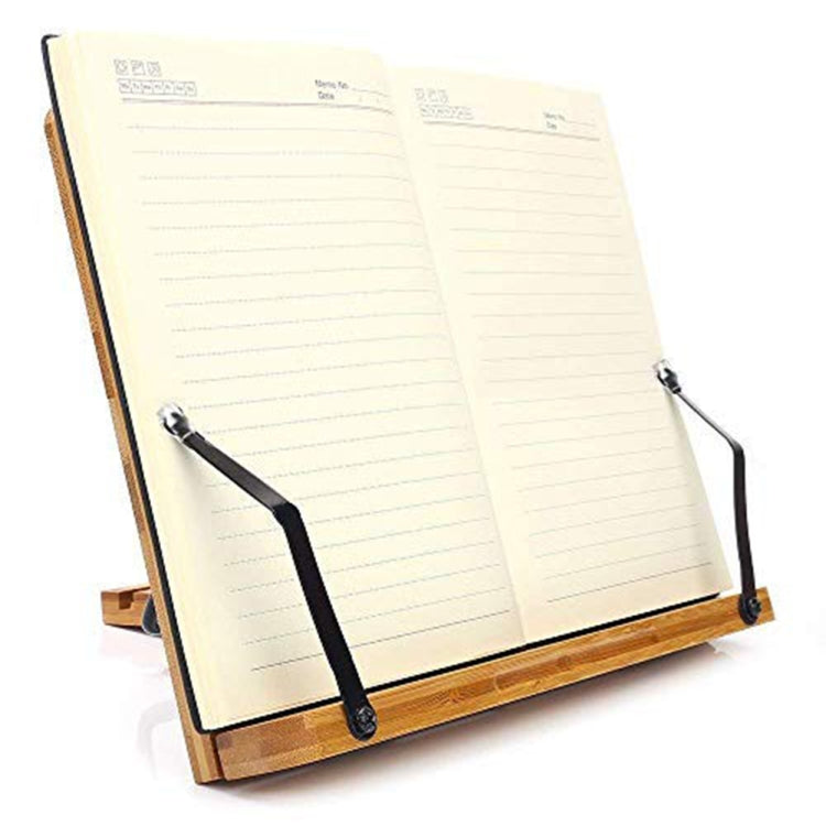 Wood Tablet Bookends Bracket Cookbook Textbooks Document Bamboo Foldable Reading Rest Book Stand, Light Board Small, Light Board Medium, Light Board Large, Hollow Small, Hollow Medium, Hollow Large