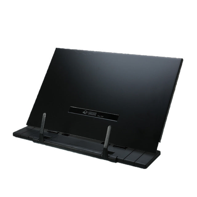 Portable Lazy Book Stand Frame Reading Desk Holder with 7 Tilt Adjustable Grooves, Lazy Book Stand