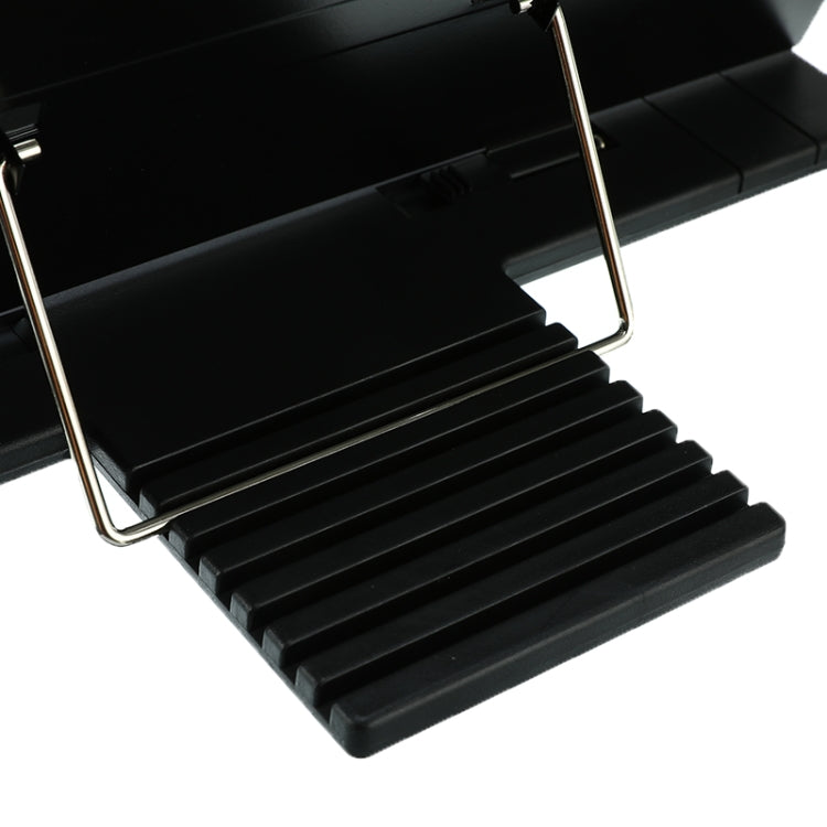 Portable Lazy Book Stand Frame Reading Desk Holder with 7 Tilt Adjustable Grooves, Lazy Book Stand