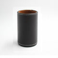 Faux Leather Leather Penholder Desk Supplies Organizer