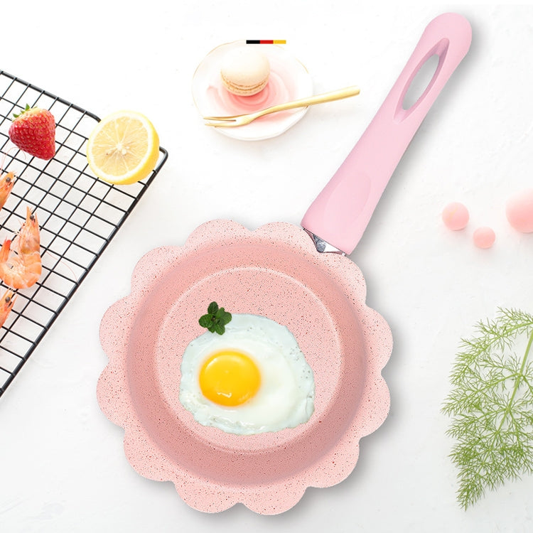 Baby Complementary Food Pot Cooking Milk Pan Maifan Stone Non Stick Household Multifunction Small Pot, Blue Frying Pan, Pink Frying Pan, Blue Milk Pan With Lid, Pink Milk Pan With Lid