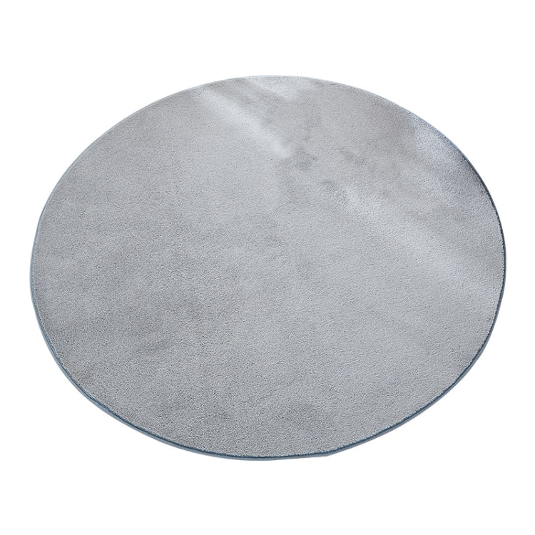 KSolid Round Carpet Soft Fleece Mat Anti-Slip Area Rug Kids Bedroom Door Mats, Diameter: 80cm, Diameter: 100cm, Diameter: 120cm