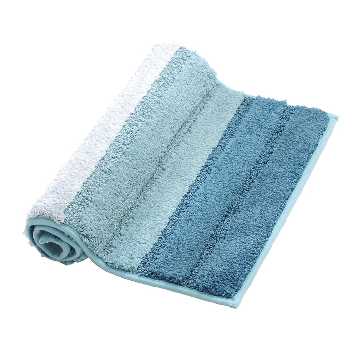Stripe Indoor Anti-slip Bathroom Kitchen Floor Mat Microfiber Rug Carpet, 43x61cm, 46x71cm, 51x81.5cm