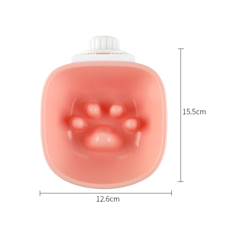 Dog and Cat Anti-choke Feeding Water Hanging Bowl Creative Plastic Pet Bowl, Anti-choke, Footprint