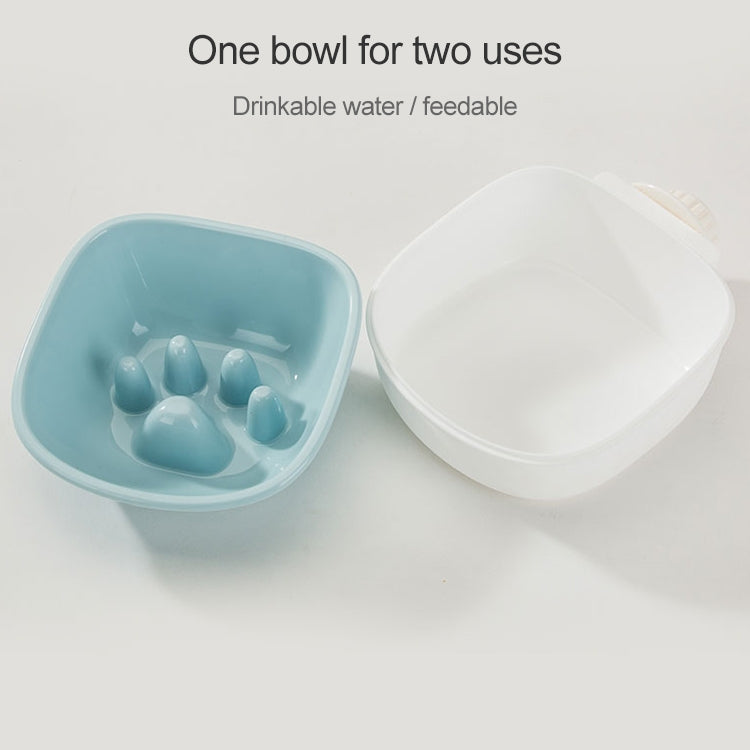 Dog and Cat Anti-choke Feeding Water Hanging Bowl Creative Plastic Pet Bowl, Anti-choke, Footprint