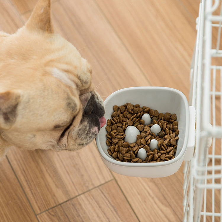 Dog and Cat Anti-choke Feeding Water Hanging Bowl Creative Plastic Pet Bowl, Anti-choke, Footprint