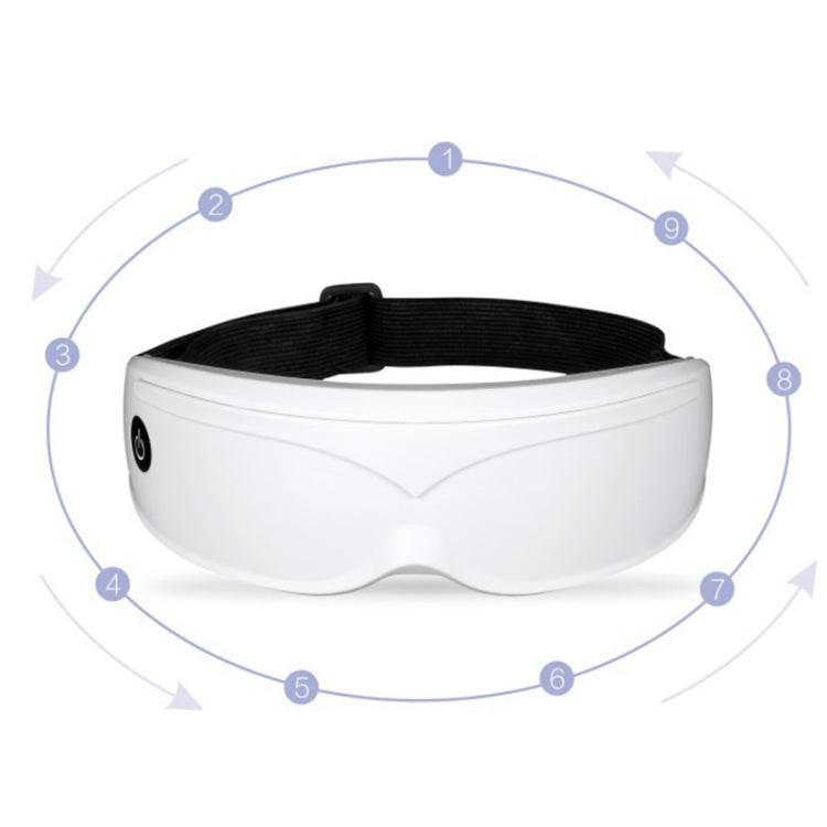 Magnetic Eye Health Exercise Eye Massage Instrument Charging Nurse Myopia Eye Protector, Black, White