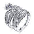 Women Vintage Diamond Wedding Ring, 8, 9, 10