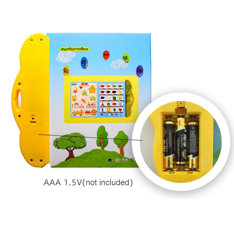 Thai English Chinese Children Early Learning Electric Audio Books Educational Toys