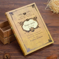 64K Small Pocket Vintage Notebook Handcover Magic Spells Pockets Book Planner Journal Traveler Notepad