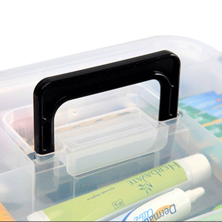 Family Medical Box Multi-layer Medical Emergency Medicine Storage Box Household Plastic Medicine Box, L, XL
