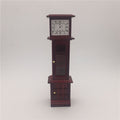 1:12 Mini House Toy Simulation Mahogany Vintage Clock, Vintage Clock