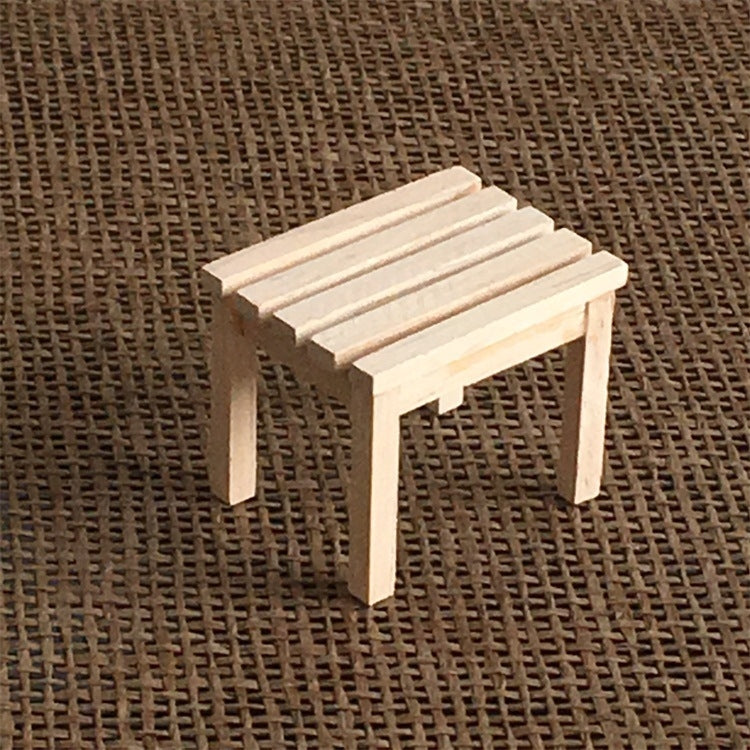 4 PCS / Set 1:12 Doll House Mini Furniture Model Outdoor Garden Chair Stool, Outdoor Garden Chai