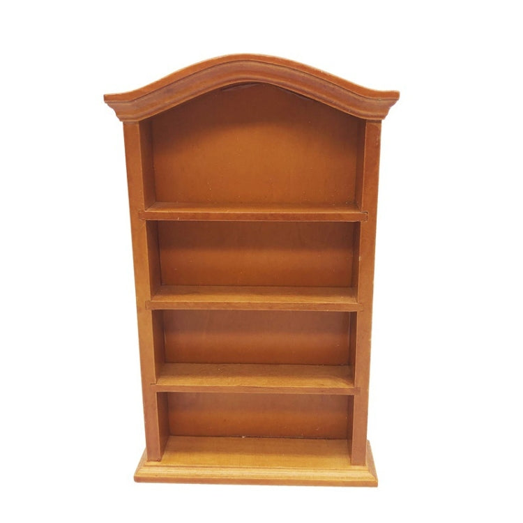 1:12 Mini House Toy Simulation Furniture Wooden Bookcase Mini House Toy, Wooden Bookcase