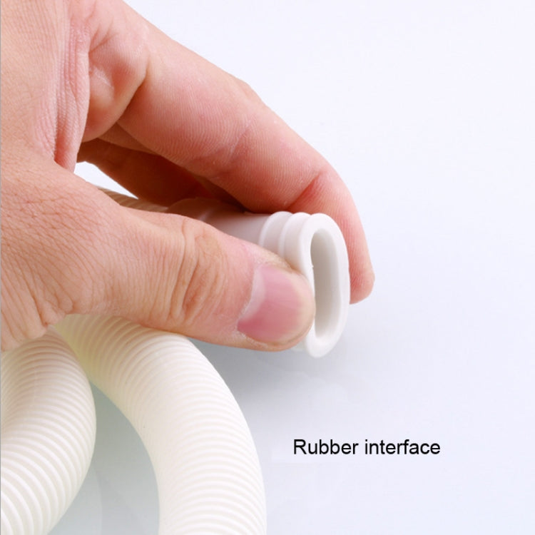 18mm Diameter Plastic Drain Pipe Water Outlet Extension Hose with Clamp for Semi-automatic Washing Machine / Air Conditioner, 1m Length, 2m  Length, 3m  Length, 4m  Length, 5m  Length
