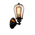 Retro Double Head Grapefruit Wrought Iron Antique Restaurant Corridor Aisle LED Wall Lamp, without Light Source, with Edison LED 4W, with Edison Tungsten Wire 40W