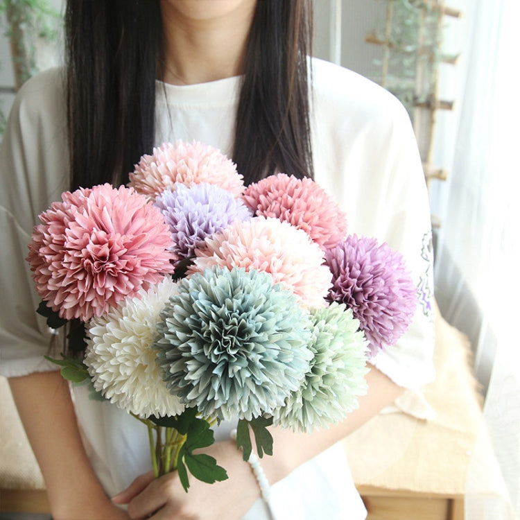 Dandelion Flower Ball Simulation Flower Home Decoration Wedding Bouquet