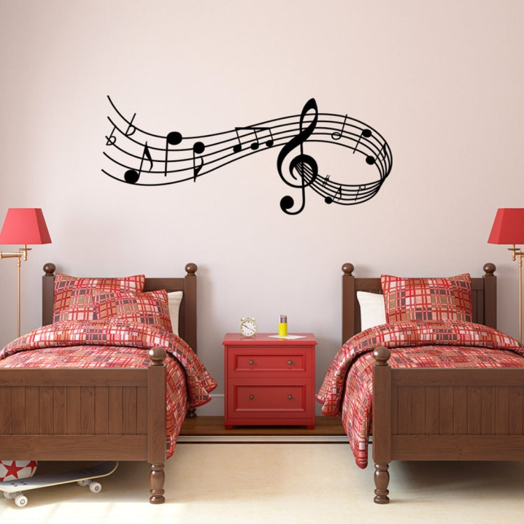 Music Sound Notes Wall Decal Bedroom Music Classroom Decor Removable Music Sticker, S 22cmx57cm, M 39cmx100cm, L 57.5cmx150cm