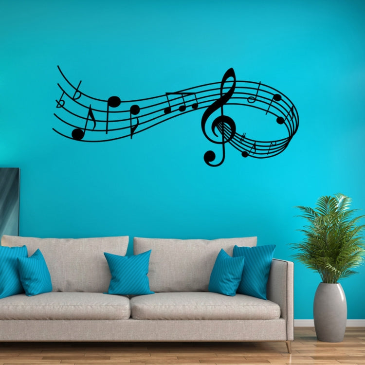 Music Sound Notes Wall Decal Bedroom Music Classroom Decor Removable Music Sticker, S 22cmx57cm, M 39cmx100cm, L 57.5cmx150cm