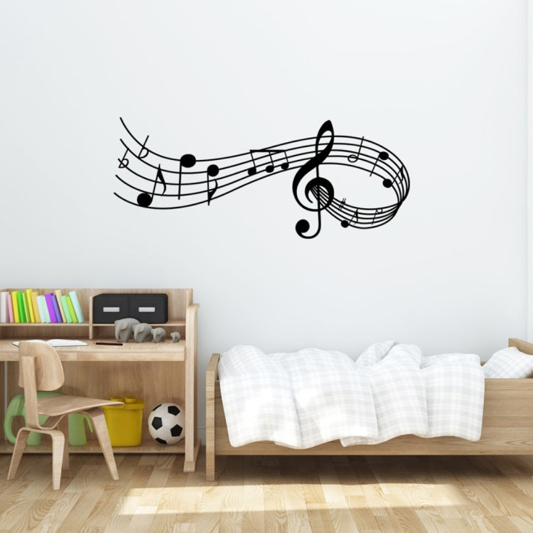 Music Sound Notes Wall Decal Bedroom Music Classroom Decor Removable Music Sticker, S 22cmx57cm, M 39cmx100cm, L 57.5cmx150cm