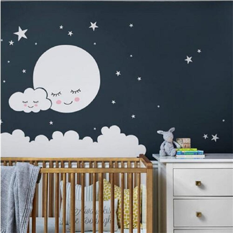 Cloud Star Moon Children Room Decoration Wall Sticker, 62cm x 62cm, 157cm x 157cm