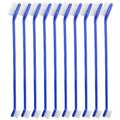 10pcs Dog Cat Effective Pets Oral Care Pet Toothbrush, Blue Handle + Medium Hair