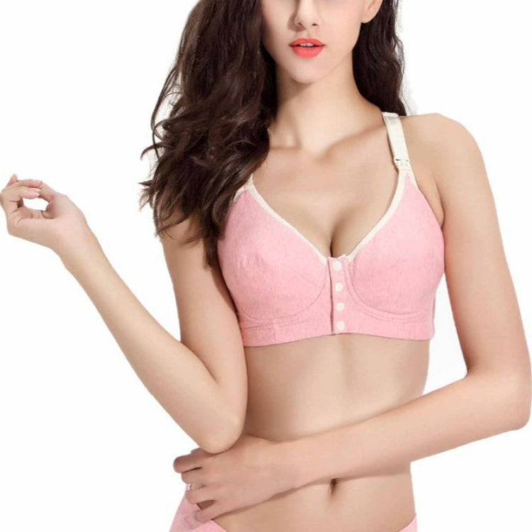 Cotton Nursing Bra Maternity Pregnancy Sports Nursing Breast Feeding Bras, 80C
